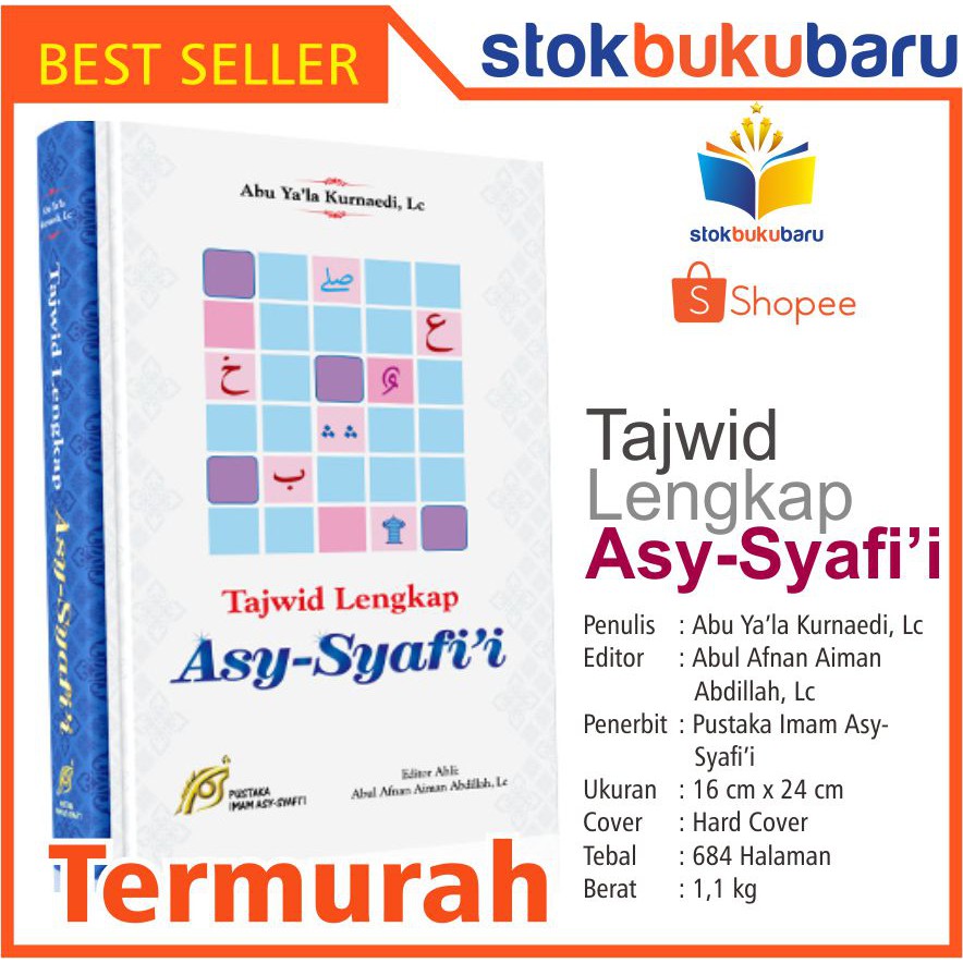 Buku Tajwid Lengkap Asy-Syafi’i