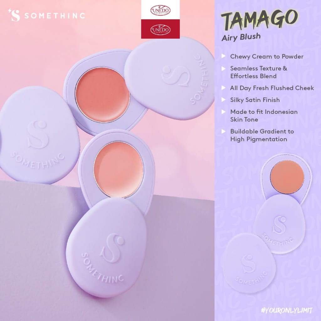 SOMETHINC TAMAGO Airy Blush - Blush On Wajah