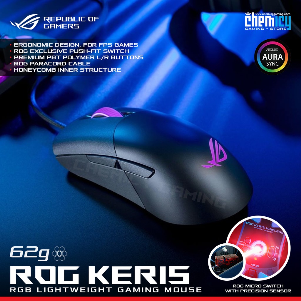 Asus ROG Keris RGB Lightweight Gaming Mouse