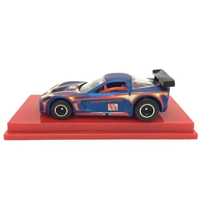 Hot Wheels Garage Ford vs GM Corvette C6R - Base Besi Ban Karet