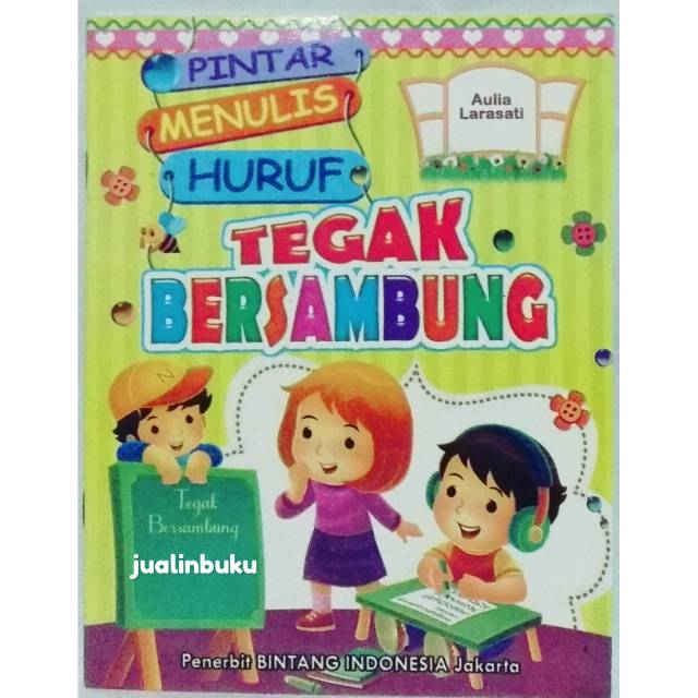 Buku Pintar Menulis Huruf Tegak Bersambung | Shopee Indonesia