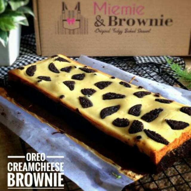 

Oreo Stuffed Creamcheese Brownie (Brownies Panggang)