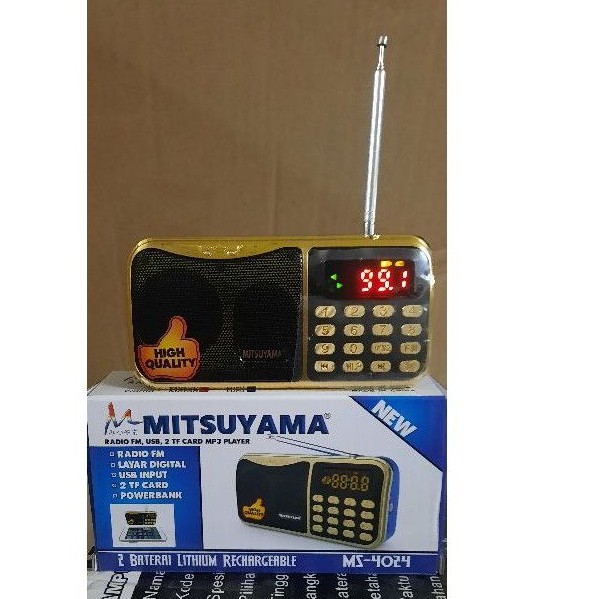 Radio portable mitsuyama ms 4024
