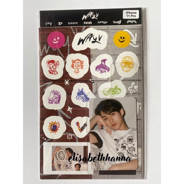 WayV Designed by TEN OFFICIAL MD - STICKER SET SMARTPHONE DECO "WINWIN"