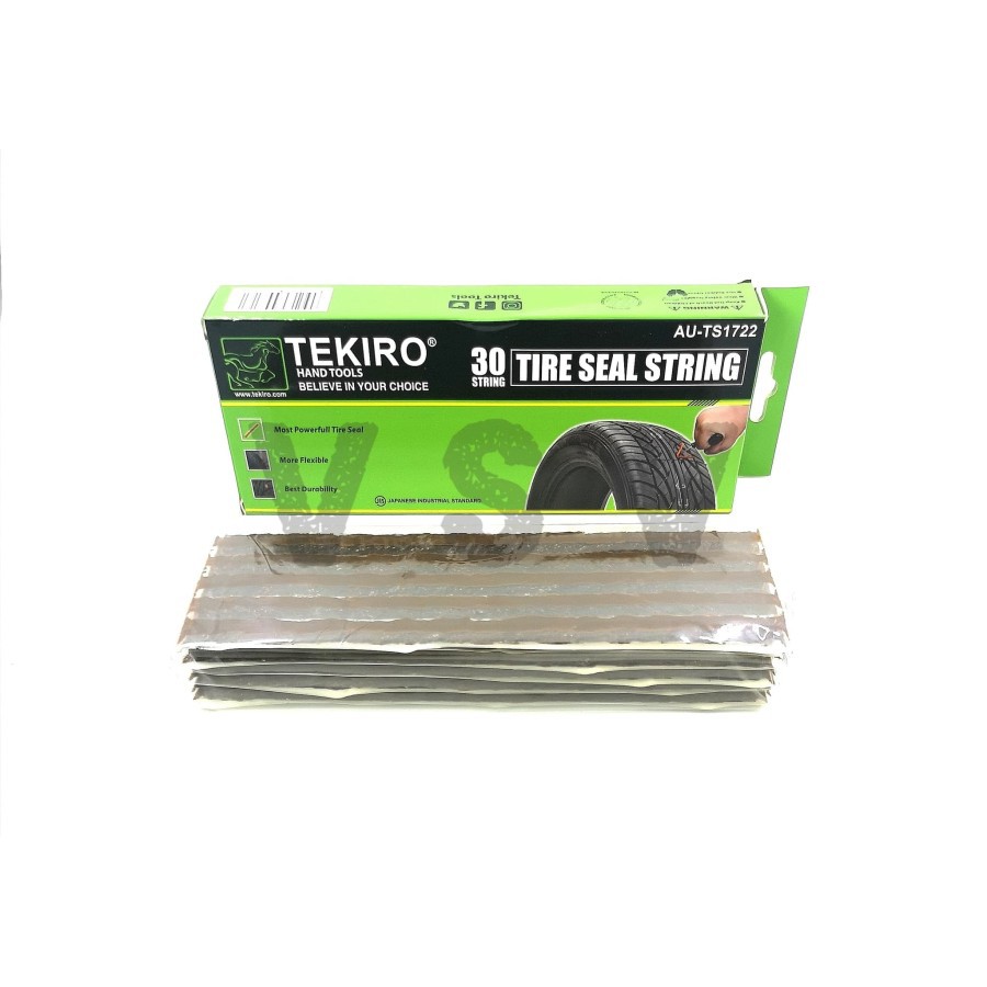 Tekiro ISI TUBLES BAN tire seal string 30pc Refil tambal ban tubeles Cacing tubeles