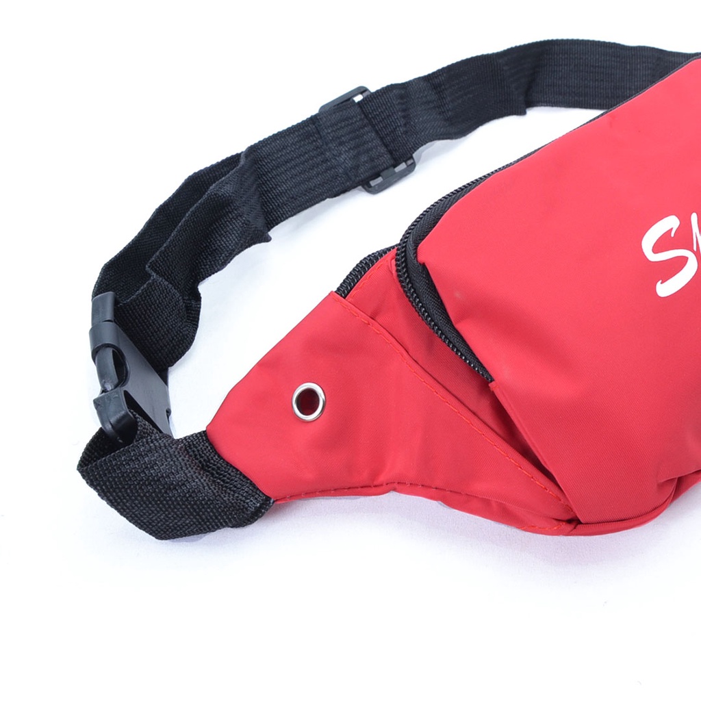 Tas Waistbag Distro Waterproof Oval Doble Strip  026