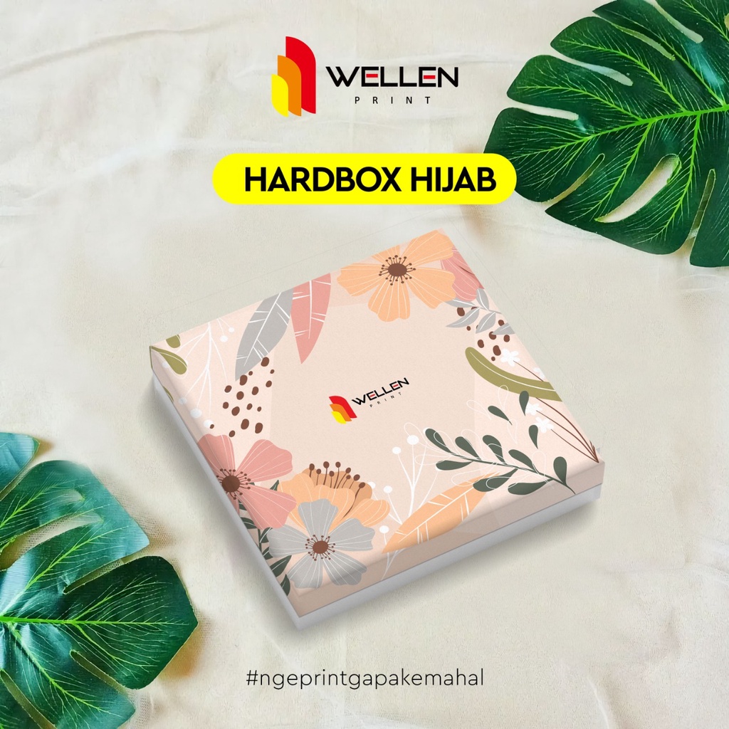 

WELLEN PRINT - Hardbox Packaging Hijab Custom Print Design Nama / Cetak Kotak Box Hampers Jilbab Eksklusif