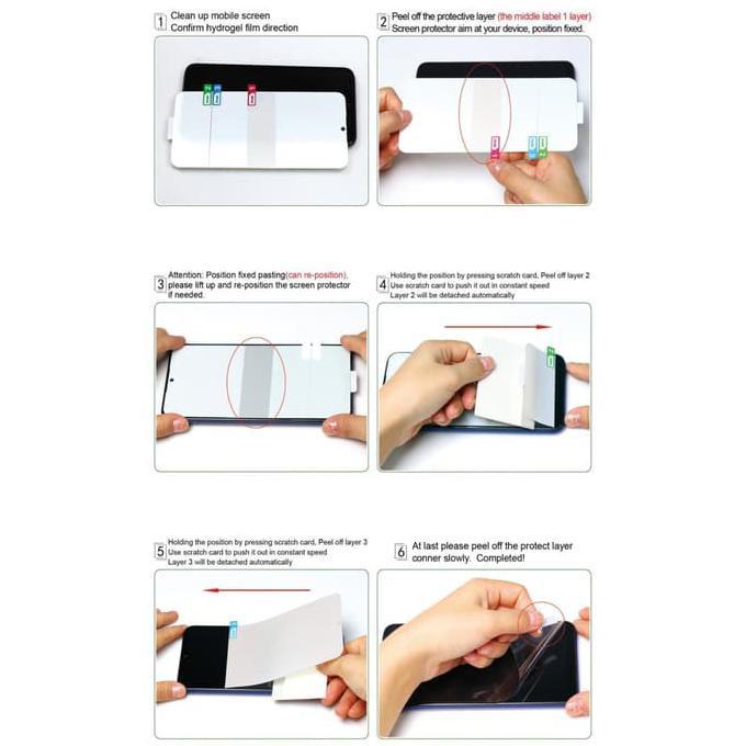 Murah Imak Ori Xiaomi Mi Note 10 Pro Hydrogel Anti Gores Depan Belakang Juara