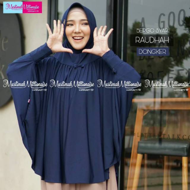 Bergo Hijab Syari Raudhah