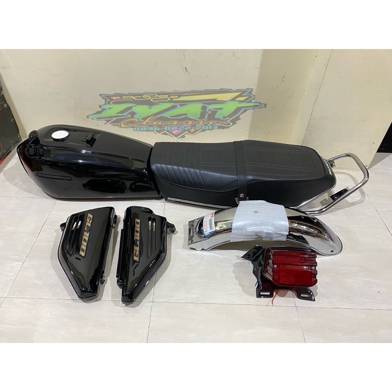 body set gl100 tengki gl100 set jok set begel gl100 set slebor belakang gl100 stoplam tutup samping 