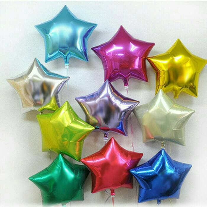 Balon Foil Bintang Kecil / Balon Foil Star Mini