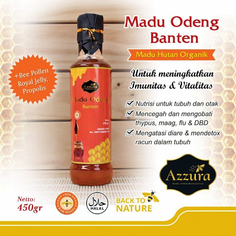 

Madu Murni. Madu Odeng Banten Azzura 100% Alami