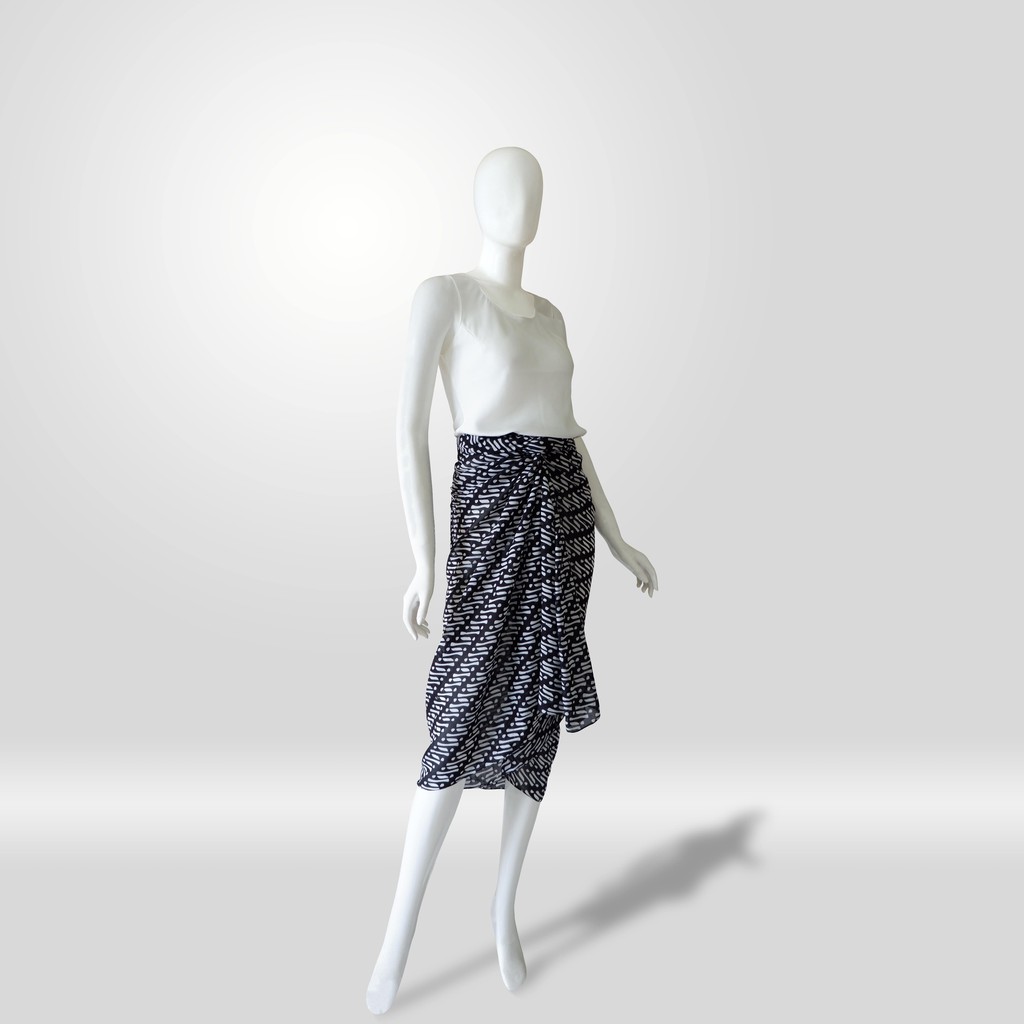 Poppy Dharsono - Rok Lilit Batik Katun Paris