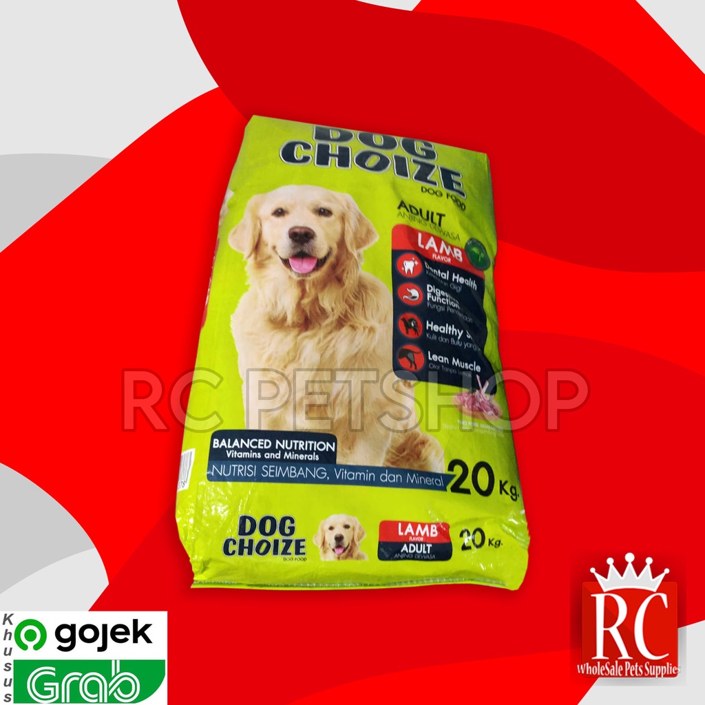 [GOSEND] Makanan Anjing Dog Food Dog Choize Food 20 kg Rasa Beef