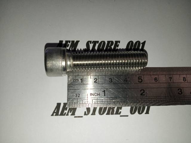 Baut L M12 x 50 (5cm) stainless 304