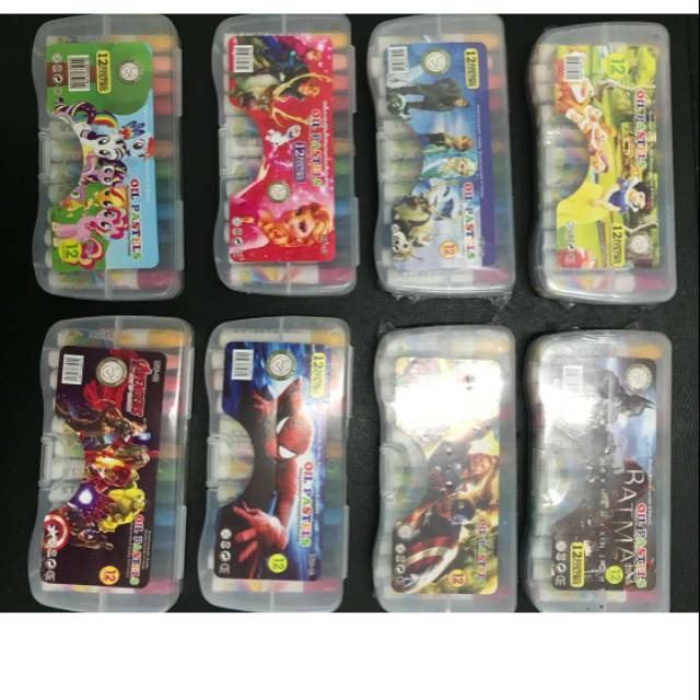 

Crayon warna 12 W / Oil pastel Murah