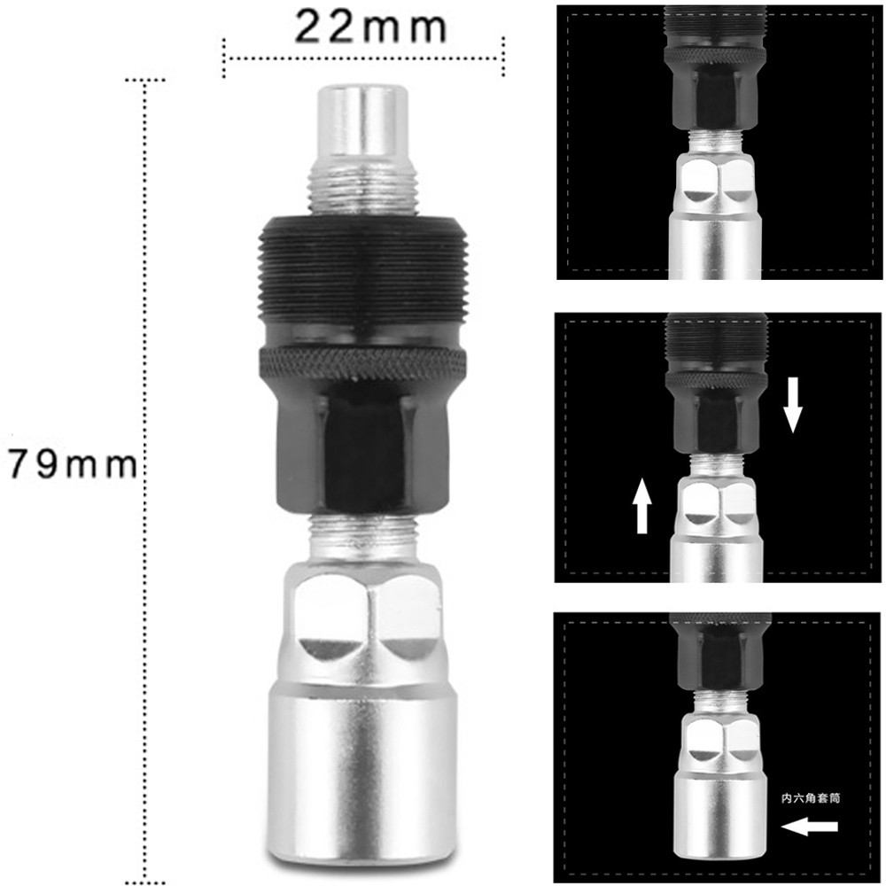 Alat Reparasi Sprocket Dan Bottom Bracket Sepeda Perlengkapan Servis Bicycle Chain Service VXM 3in1