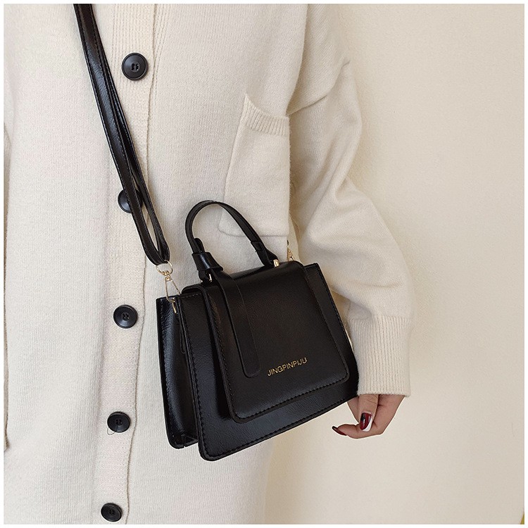 TAS SELEMPANG WANITA KHALI TA122B5 KULIT HITAM IMPORT BRANDED KOREA JINJING BATAM MURAH FASHION ORI