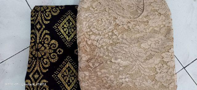 Zola_batik Couple Batik Brokat Long Blouse Misbi