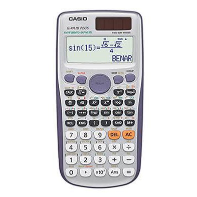 

KUALITAS CASIO FX 991 ID PLUS KALKULATOR CALCULATOR SCIENTIFIC ILMIAH