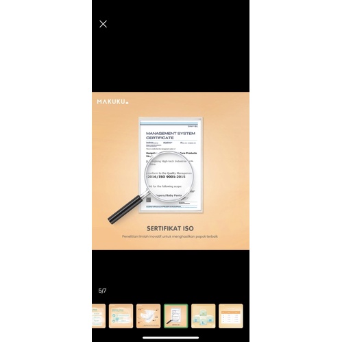 Makuku Air Diapers COMFORT Tape &amp; Pants | Popok Bayi Perekat &amp; Celana