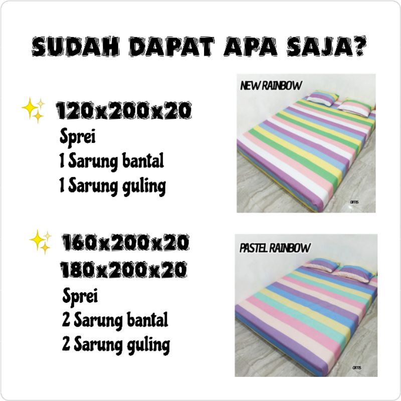 Grosir_sprei || SPREI HOMEMADE AESTHETIC 160 180