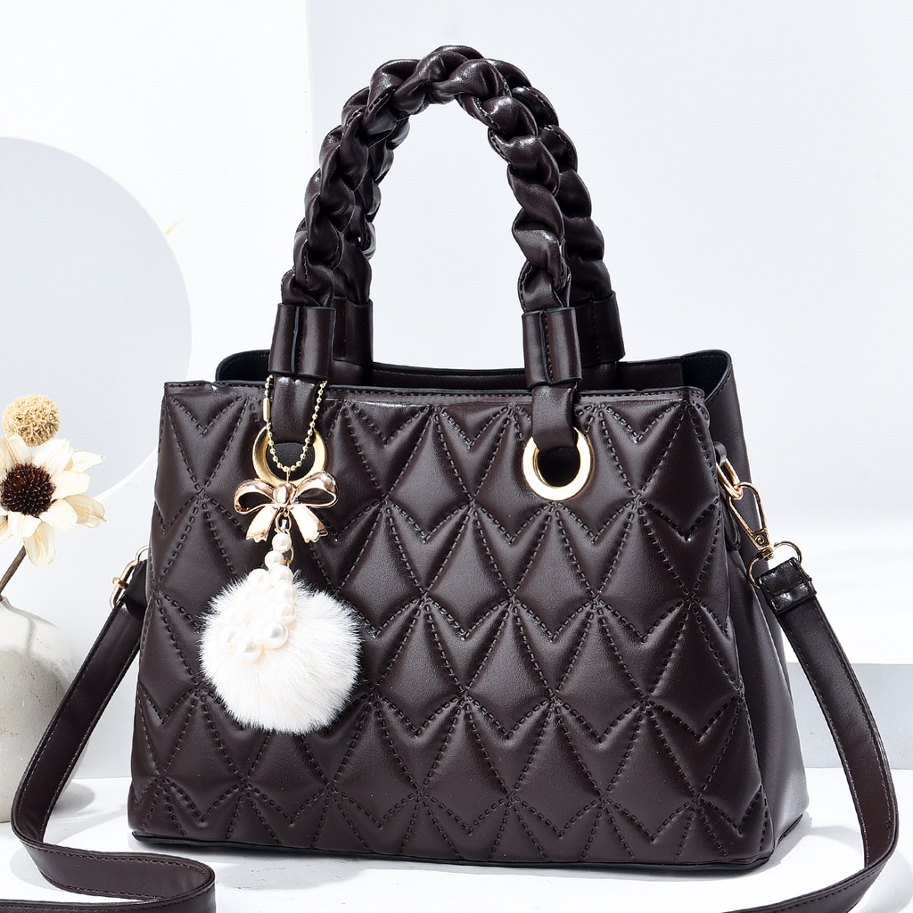 9132 TAS WANITA IMPORT SLEMPANG HANDBAG [1KG 2PC] PERFECT CORNER