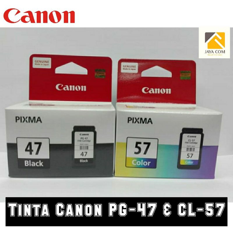 1 Paket Cartridge Canon PG 47 &amp; CL 57