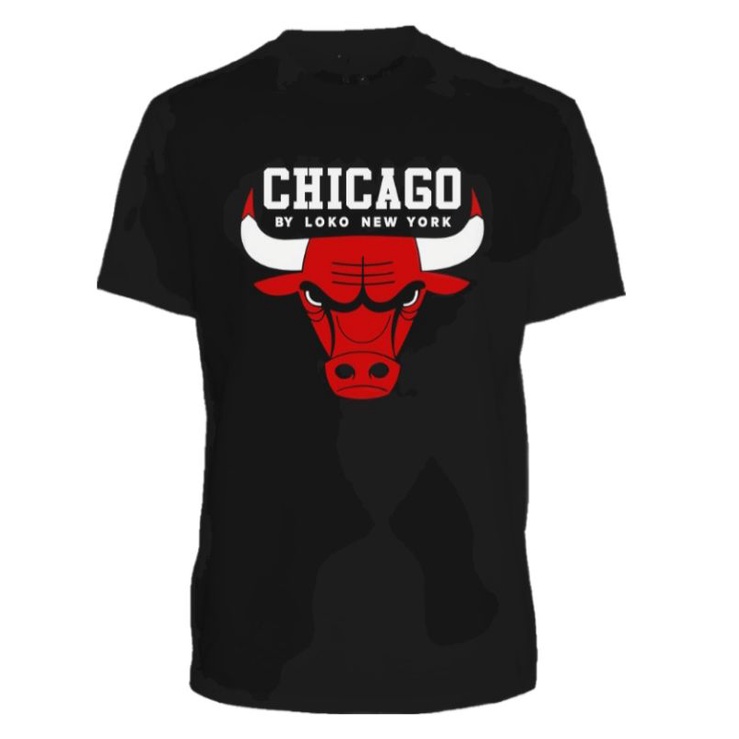 KAOS DISTRO CHICAGO BULLS | PRIA DAN WANITA