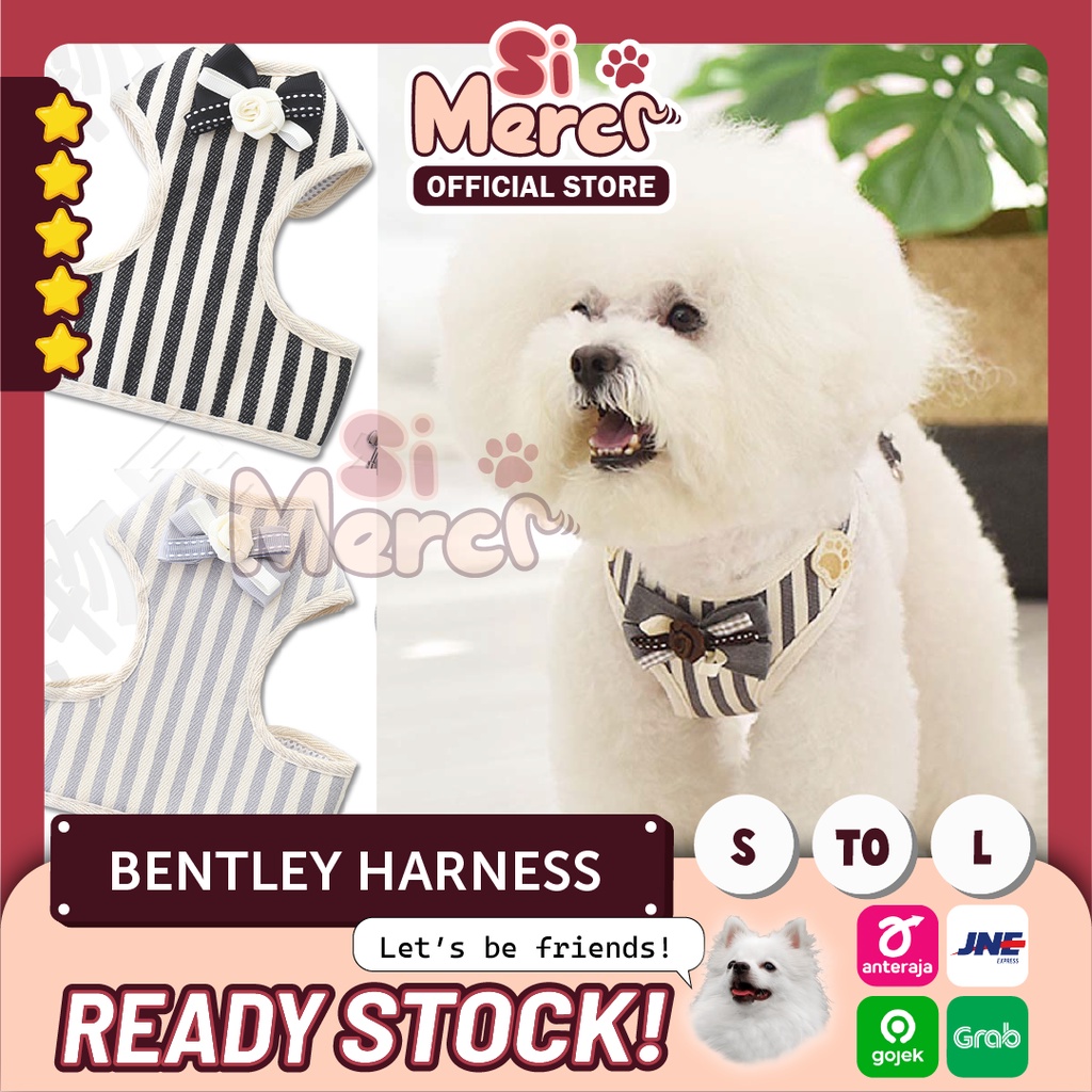 Bentley Harness Baju Anjing/ Harness Premium Anjing/ Harness Anjing Kucing / Tali Anjing/ Harness AnjingLucu / Baju AnjingLucu