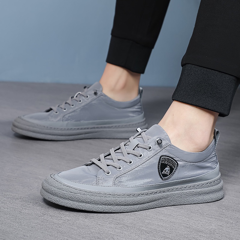 2021   Fashion Trendi  Es Sutra Kain Sepatu Pantofel Pria Slip-On Casual