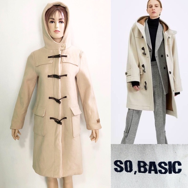 So basic duffle wool coat / jacket jaket
