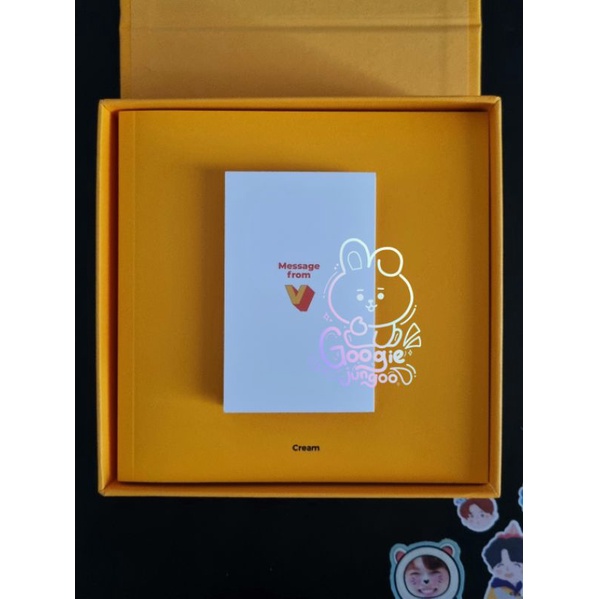 Album Only BTS Butter Cream Unsealed Taehyung V Message Card BACA DESKRIPSI
