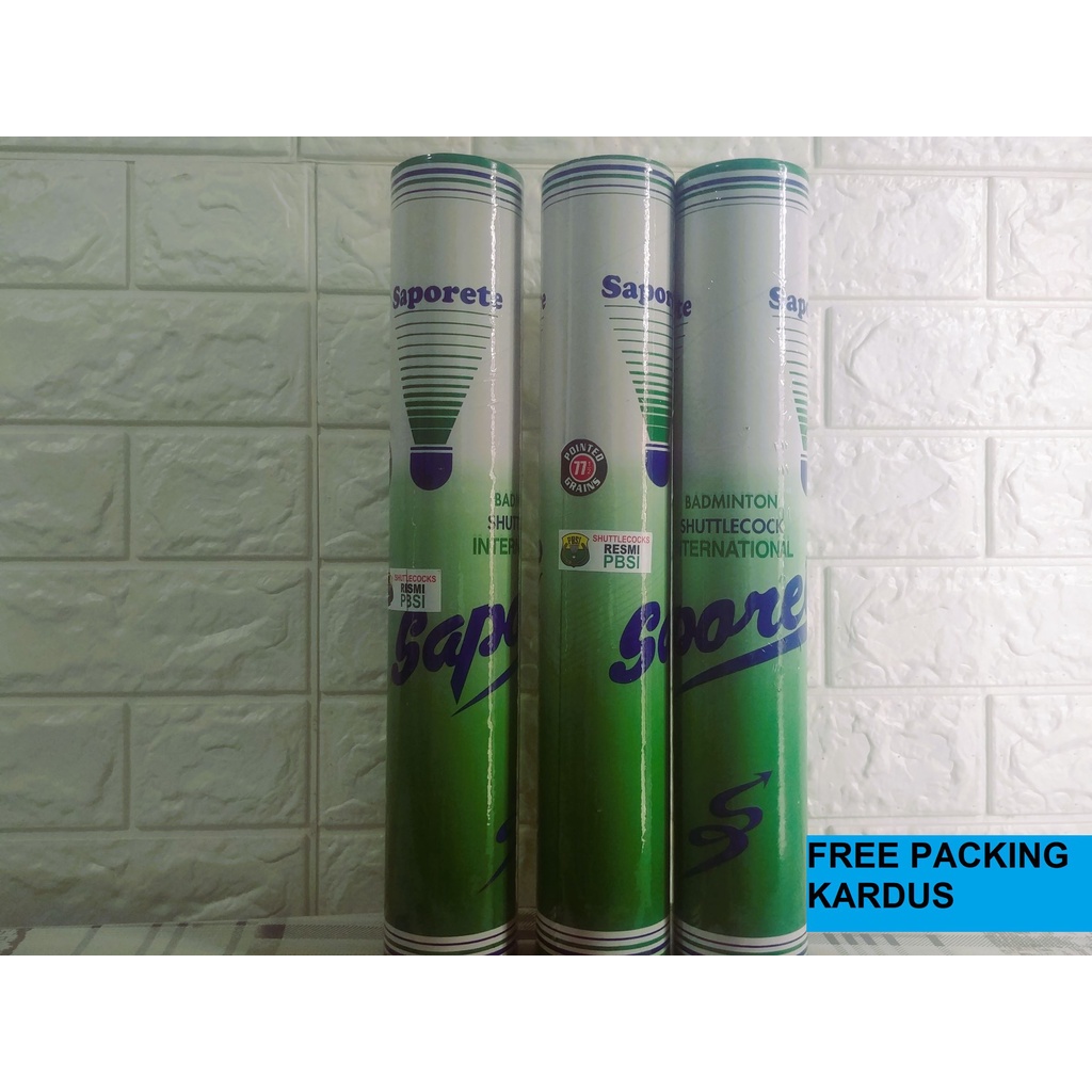 Shuttlecock Badminton Kok bulutangkis Cock Saporete Hijau