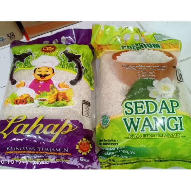 Lahap / Sedap Wangi / Maharani Beras Premium 5 kg
