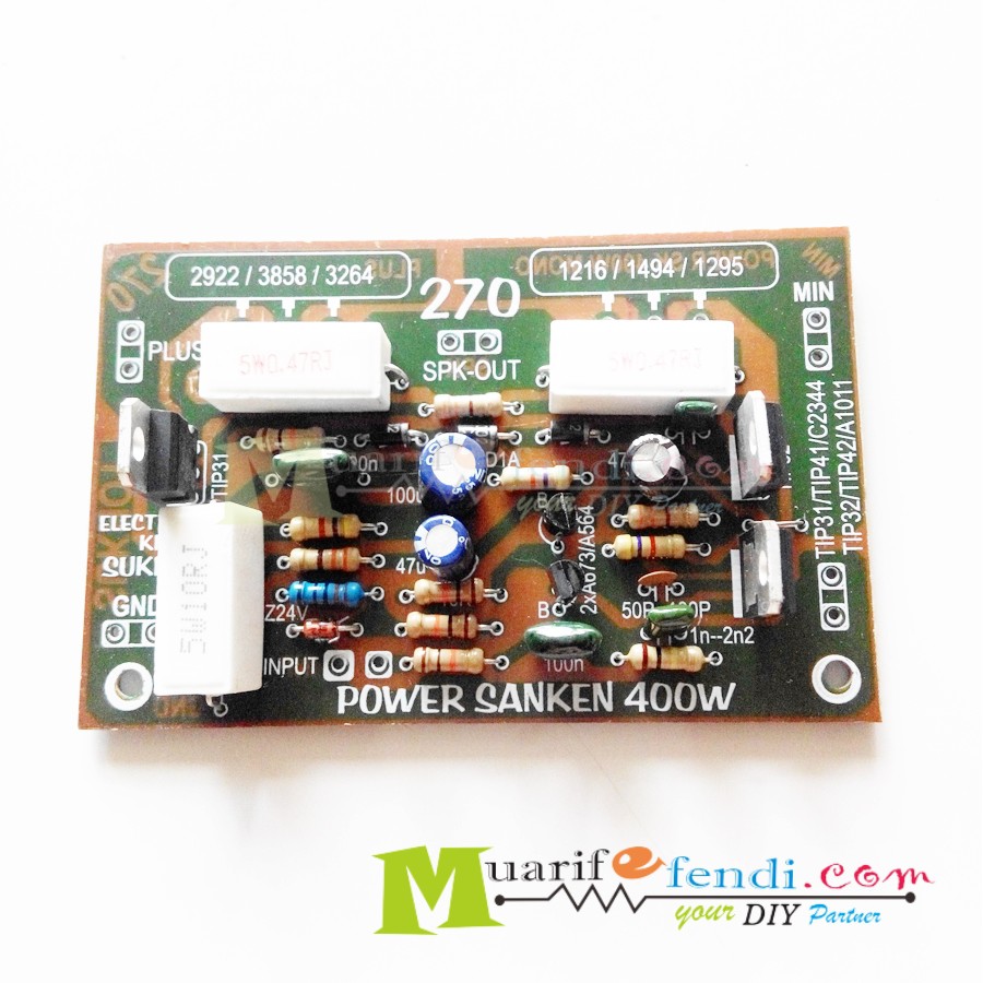 KIT Power Amplifier 400 Watt Sukhoy SOCL