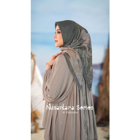 Nusantara Series Volcano Buttonscarves x vone