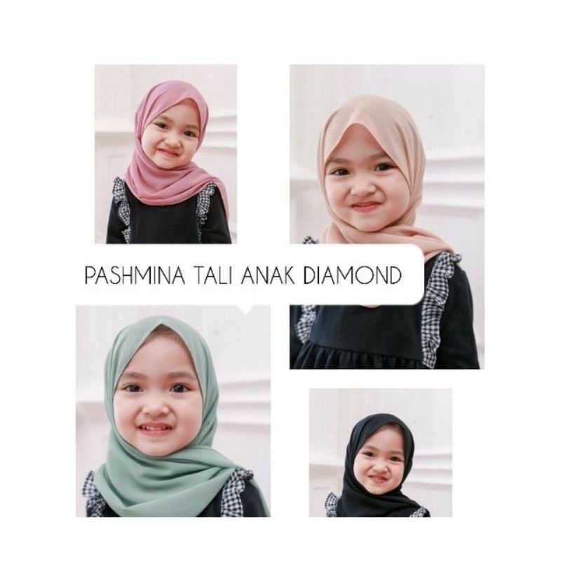 (Terlaris) Pashmina Tali Anak Bayi Instan Uk. 150×50cm Usia 2 - 10 Tahun |Hijab Tk Baby Perempuan Newborn Lucu 5 Sampai 1 Thn |Kerudung Sekolah Lembut Sd Instant  Terbaru 4 – 6 Bln Premium |Hijab_Fashion_10