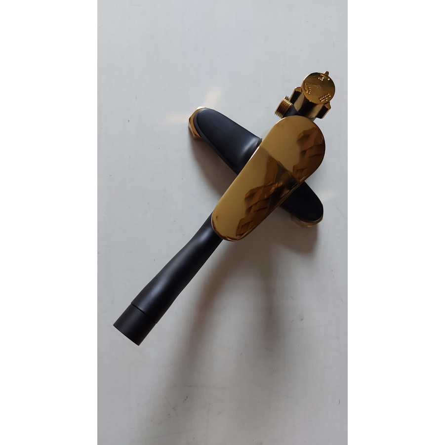 Shower tiang panas dingin / shower coloum panas dingin black gold