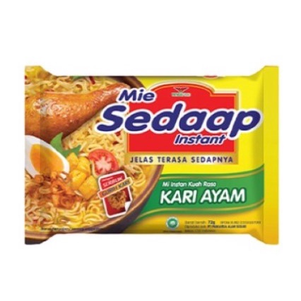 

MIE SEDAP KARI AYAM 72 GRAM/MIE INSTAN RASA KARI AYAM/MIE SEDAAP