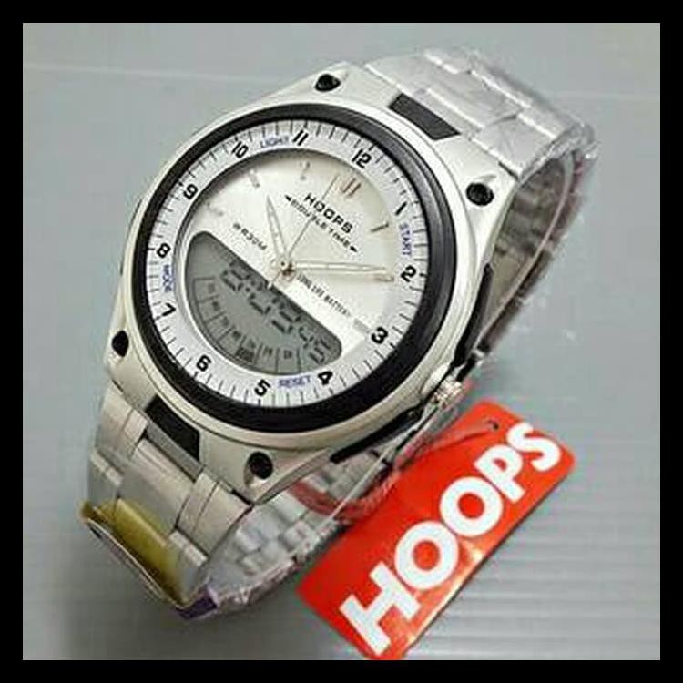 100% TERMURAH JAM TANGAN PRIA & WANITA HOOPS ORIGINAL DUAL TIME 100% TERJAMIN