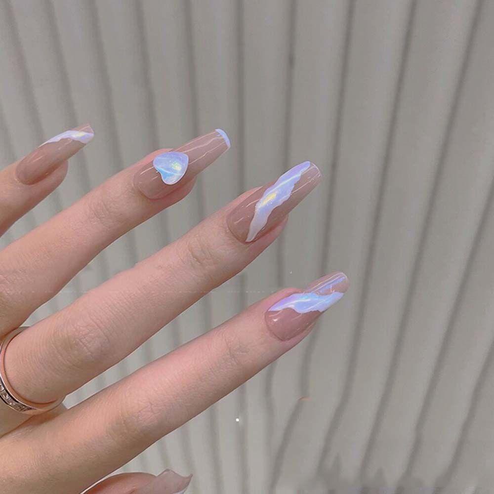 Mxbeauty Ornamen Kristal Bentuk Hati 3D Untuk Dekorasi Nail Art