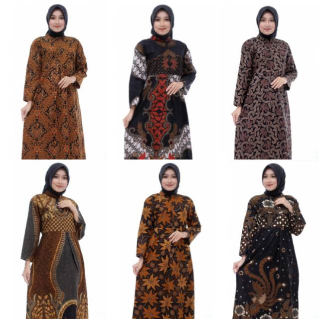 GAMIS BATIK PREMIUM - BATIK WANITA - GAMIS TERBARU - BATIK GAMIS - GAMIS CANTIK