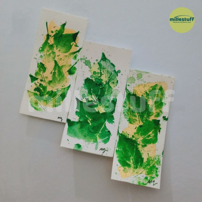 

3pcs Bookmark/ Pembatas Buku Handmade | Lukis Tangan