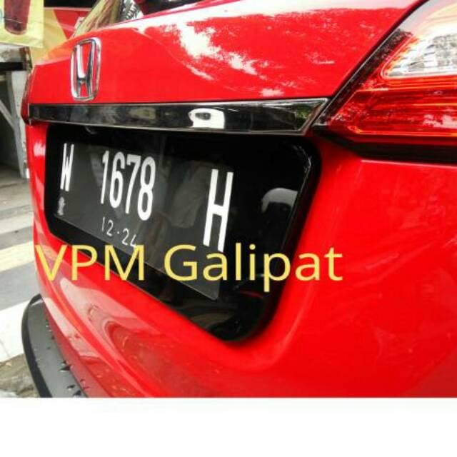 Plat nomor LED Plat Nomor Cembung Custom Honda HRV s2