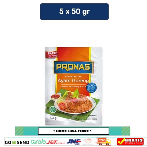 

Pronas Bumbu Instan Ayam Goreng 5 x 50 gr