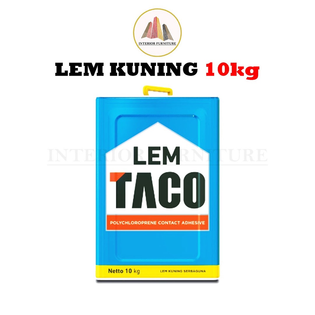 Lem TACO 10 Kg / Edging / Lem Kuning Serbaguna / Lem Daya Rekat Kuat