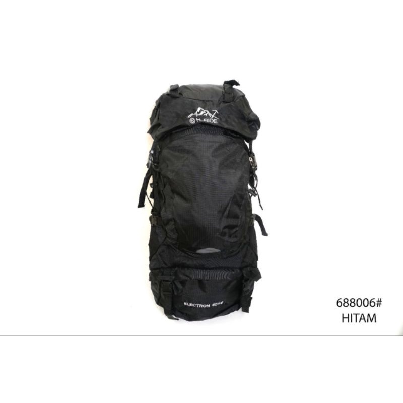 Tas Gunung H-Ride 60 Liter # Tas Ransel Hiking original Berkualitas