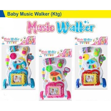 AU 02 - Mainan Baby Push Walker Musical Dorongan Belajar Jalan Anak Balita AU02