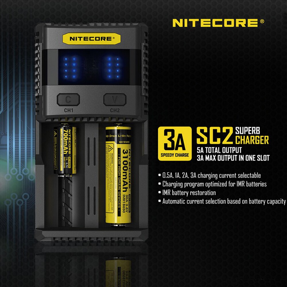 NITECORE SC2 SUPER CHARGE 2 SLOT - AUTHENTIC